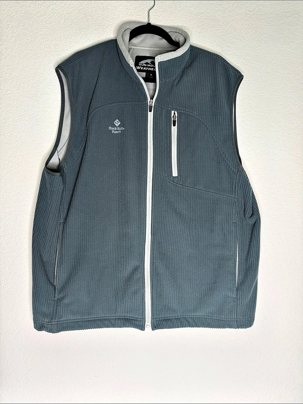 Sun Mountain Hardwear Men's Blue Full-Zip Vest XL
